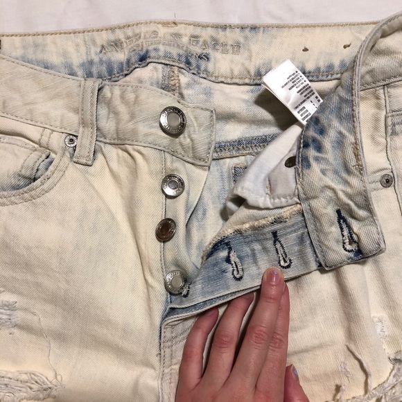 👻Ripped Off-White Jeans👀 - Picture 5 of 11